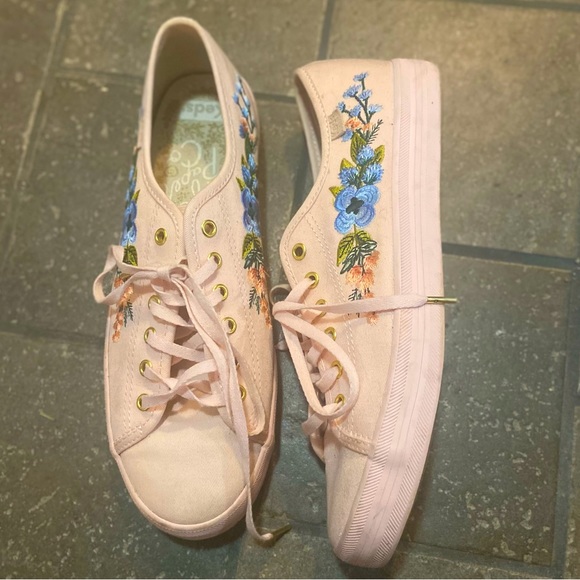 Keds Shoes - Keds x Rifle Paper Co pink sneakers